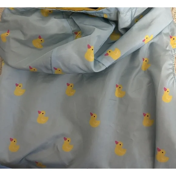 Lucy & Co. Lucky Ducky Reversible Dog Raincoat, Large, Yellow NEW - Picture 4 of 9